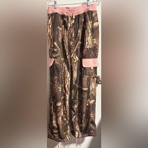 Pink & Brown Camouflage Pants Size Small